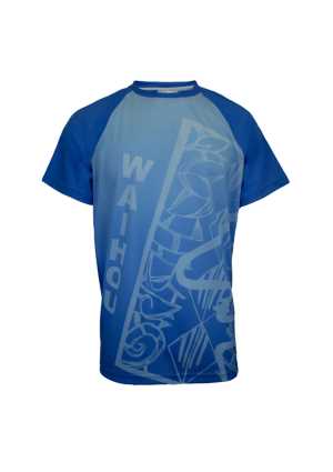 Hauraki Plains College Waihou Hapu Tee Light BLue